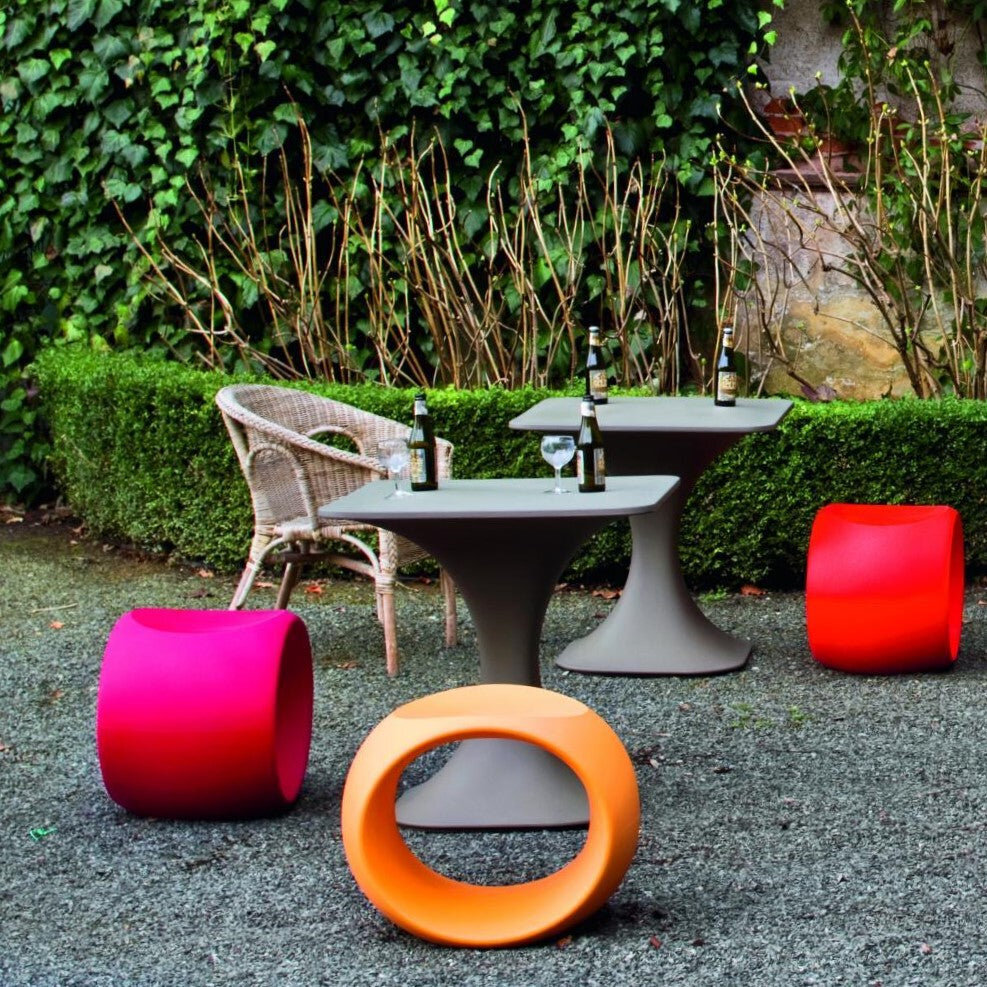 Cero Outdoor Stool by Serralunga Furniture Stool